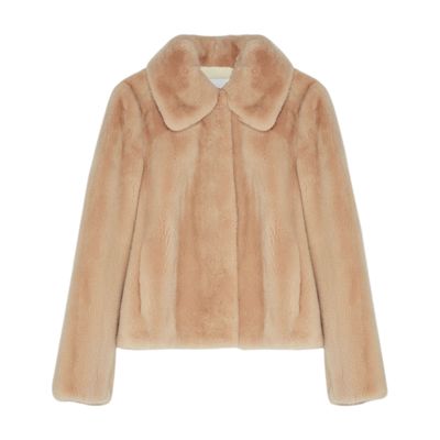 Yves Salomon Cropped long-haired mink jacket