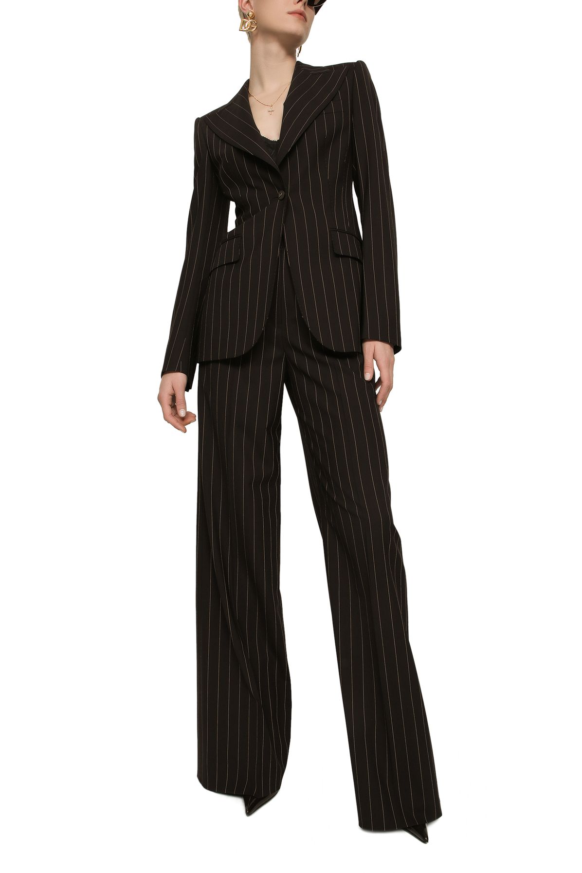 Dolce & Gabbana Pinstripe wool Turlington jacket