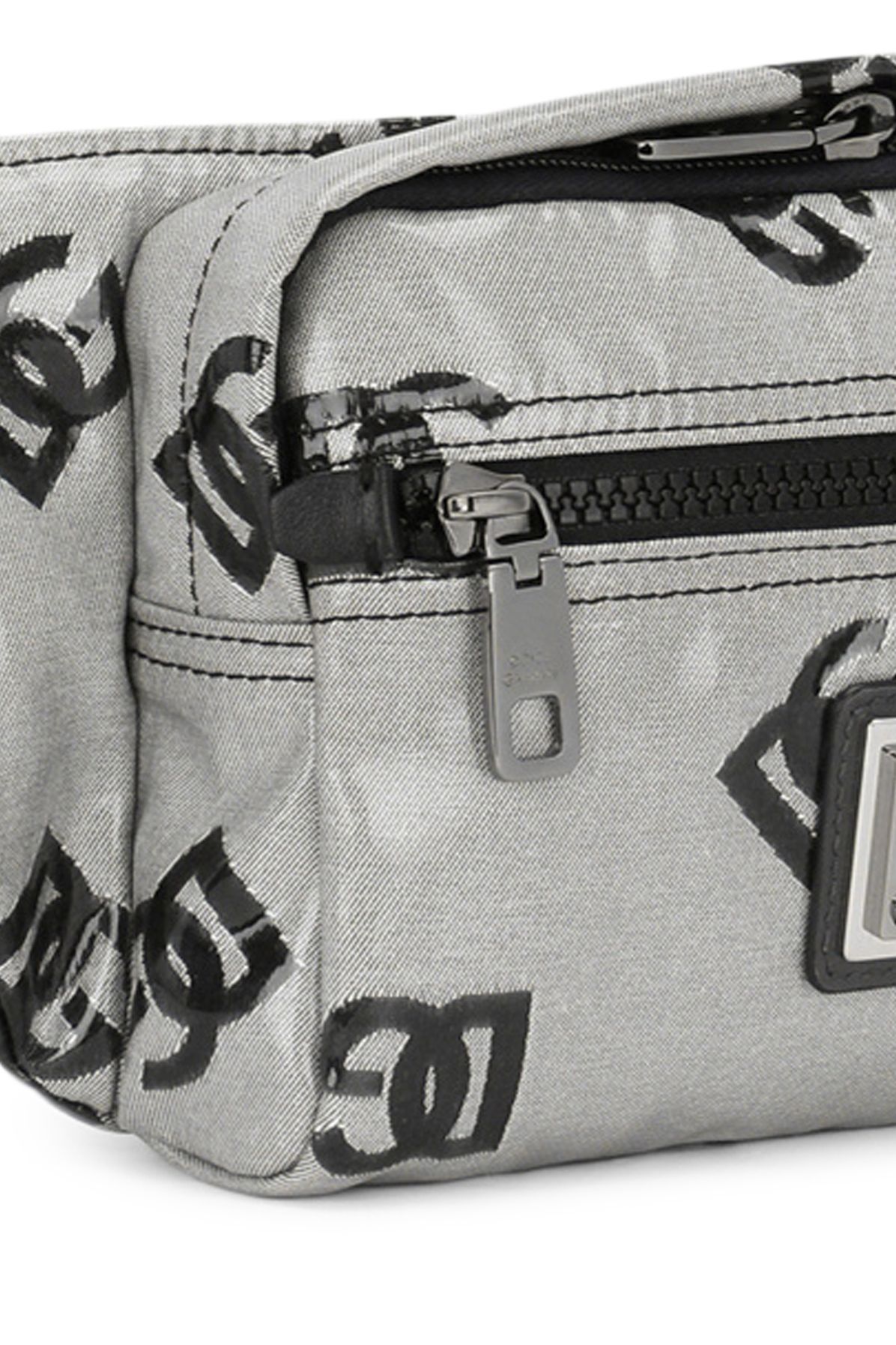 Dolce & Gabbana Small coated fabric belt bag with logo