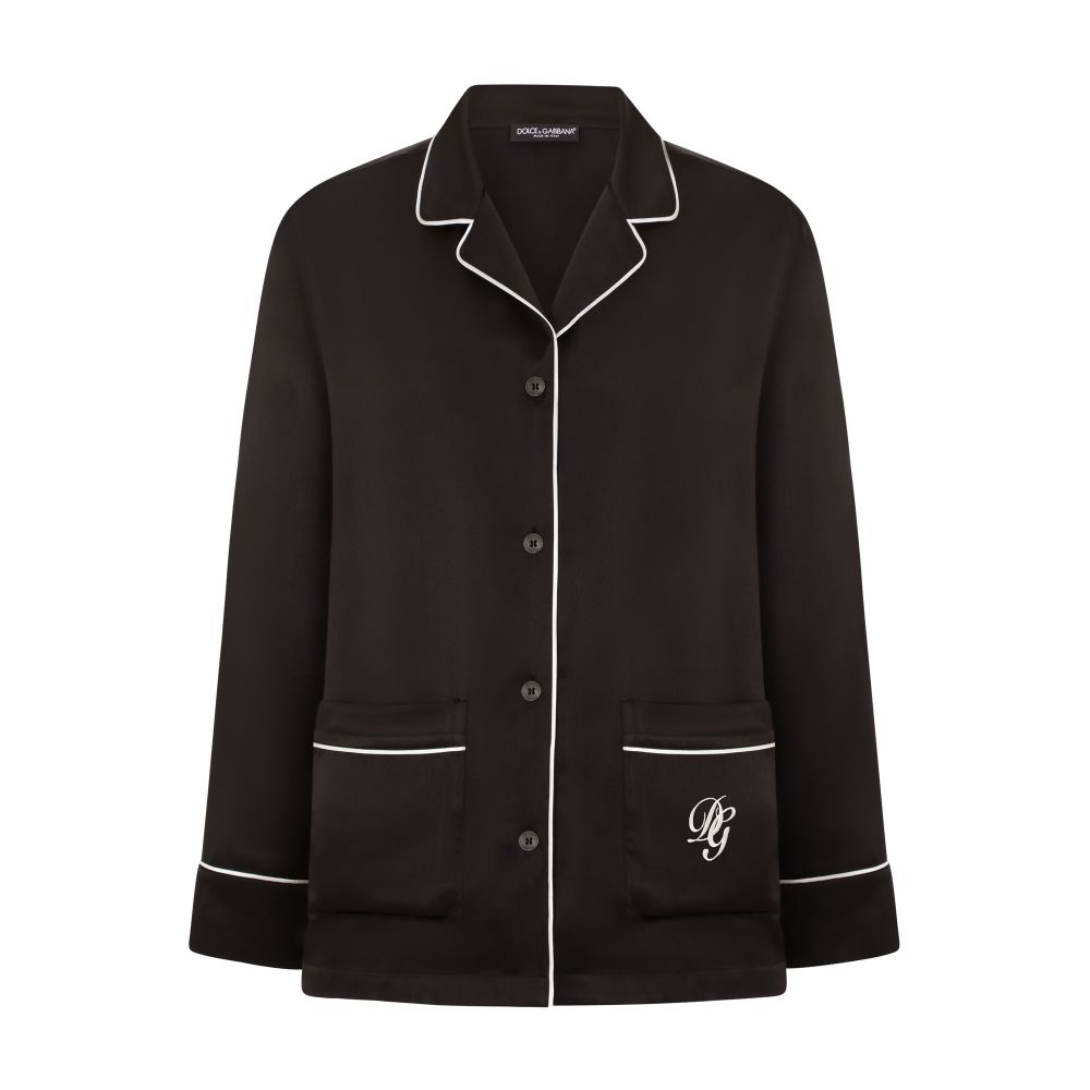 Dolce & Gabbana Satin pajama shirt