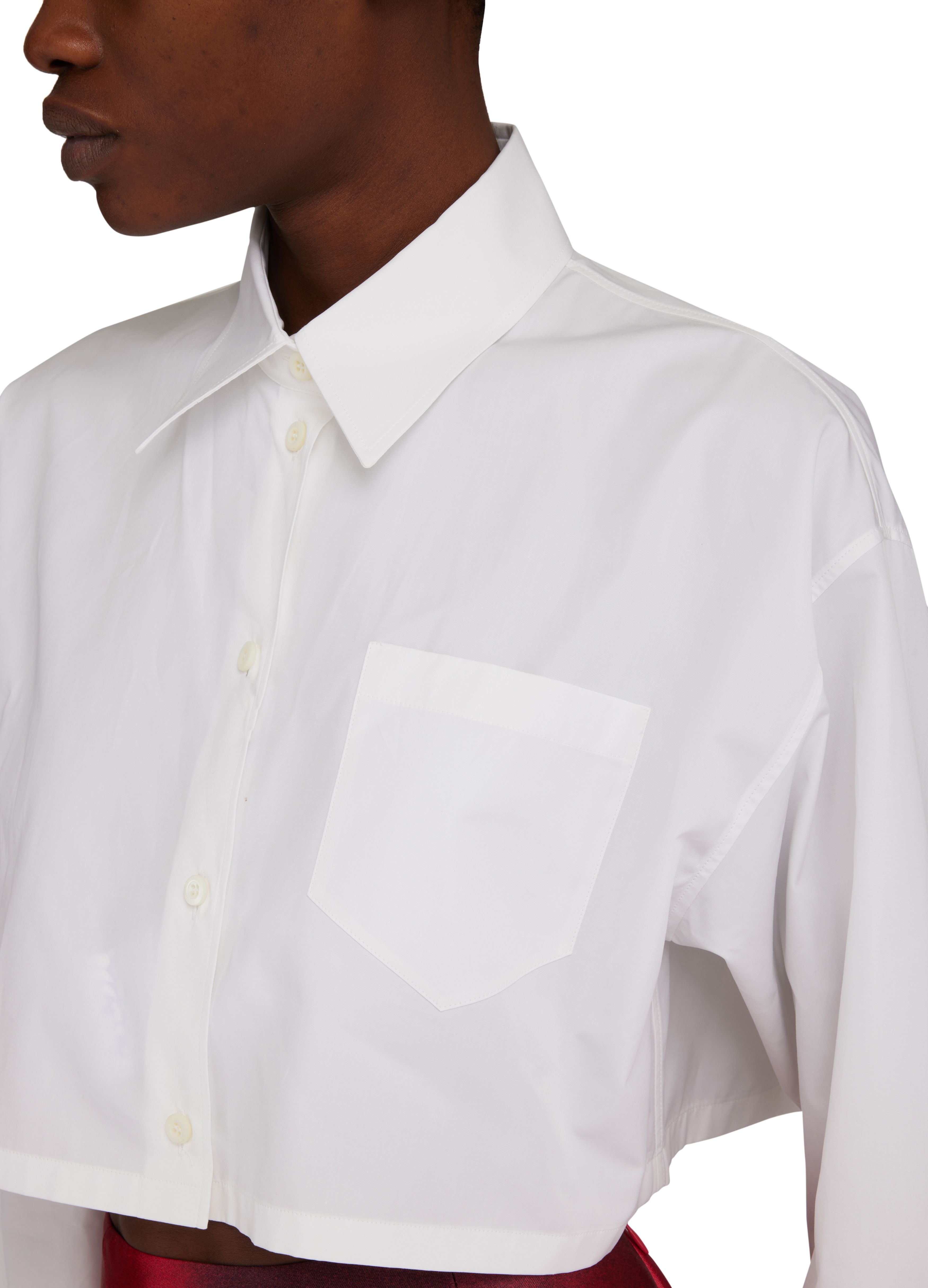 Prada Short poplin shirt