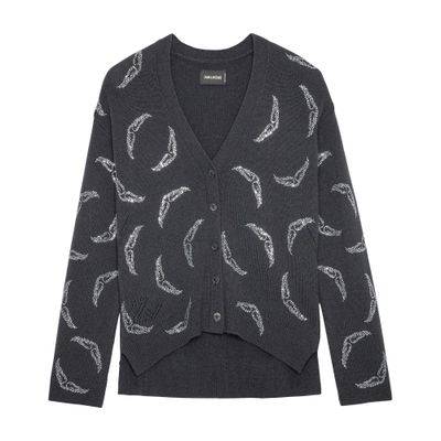 Zadig & Voltaire Mirka Diamanté Cashmere Cardigan