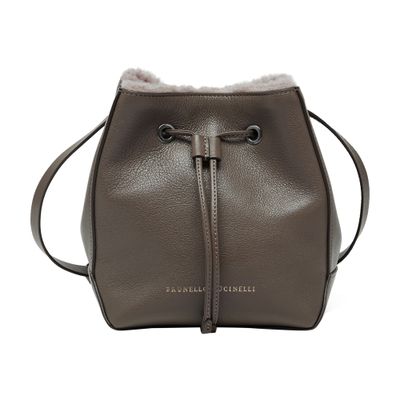 Brunello Cucinelli Bucket bag with monili