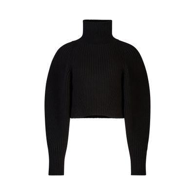 Nina Ricci Big ribbed cropped sweater