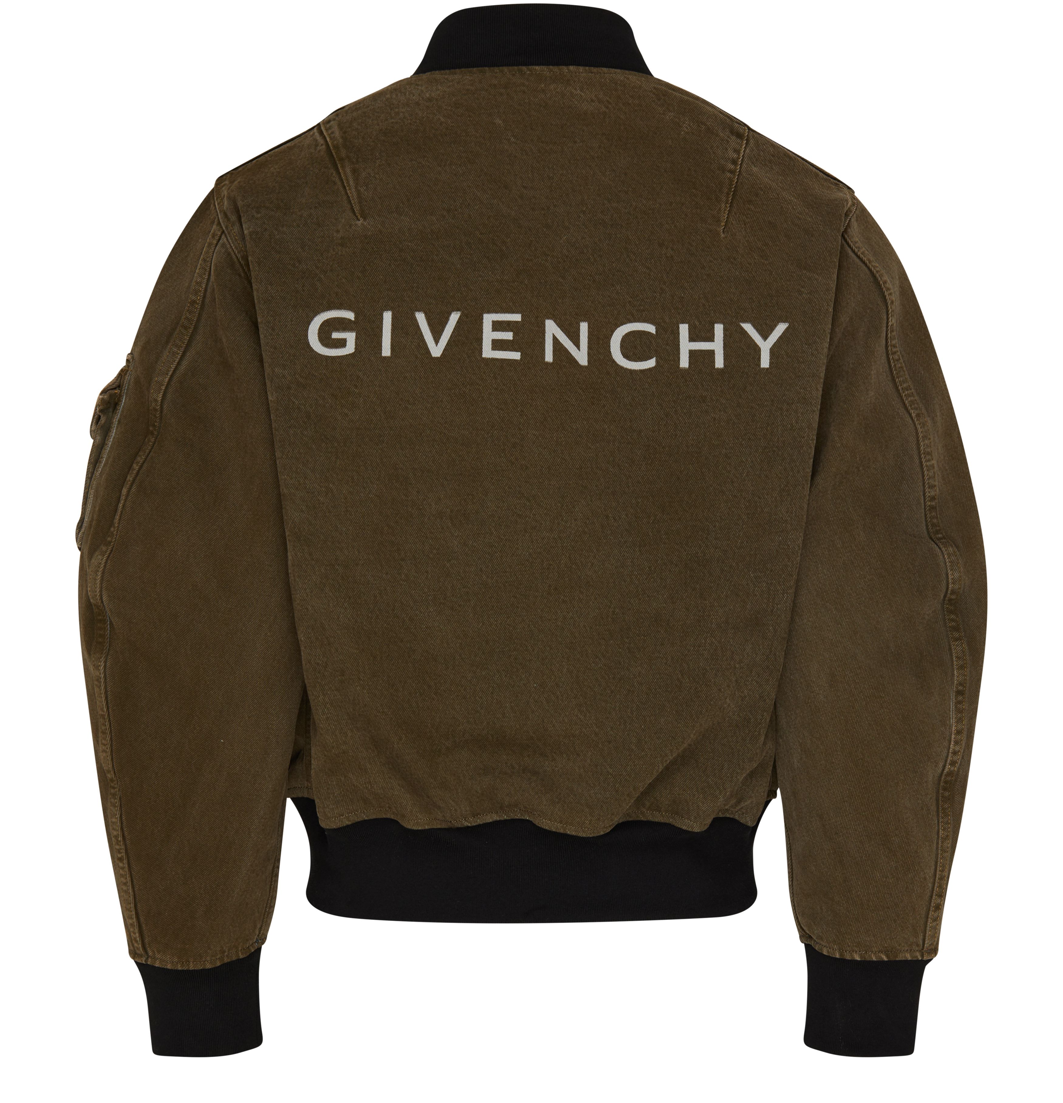 Givenchy Reversible denim aviator jacket