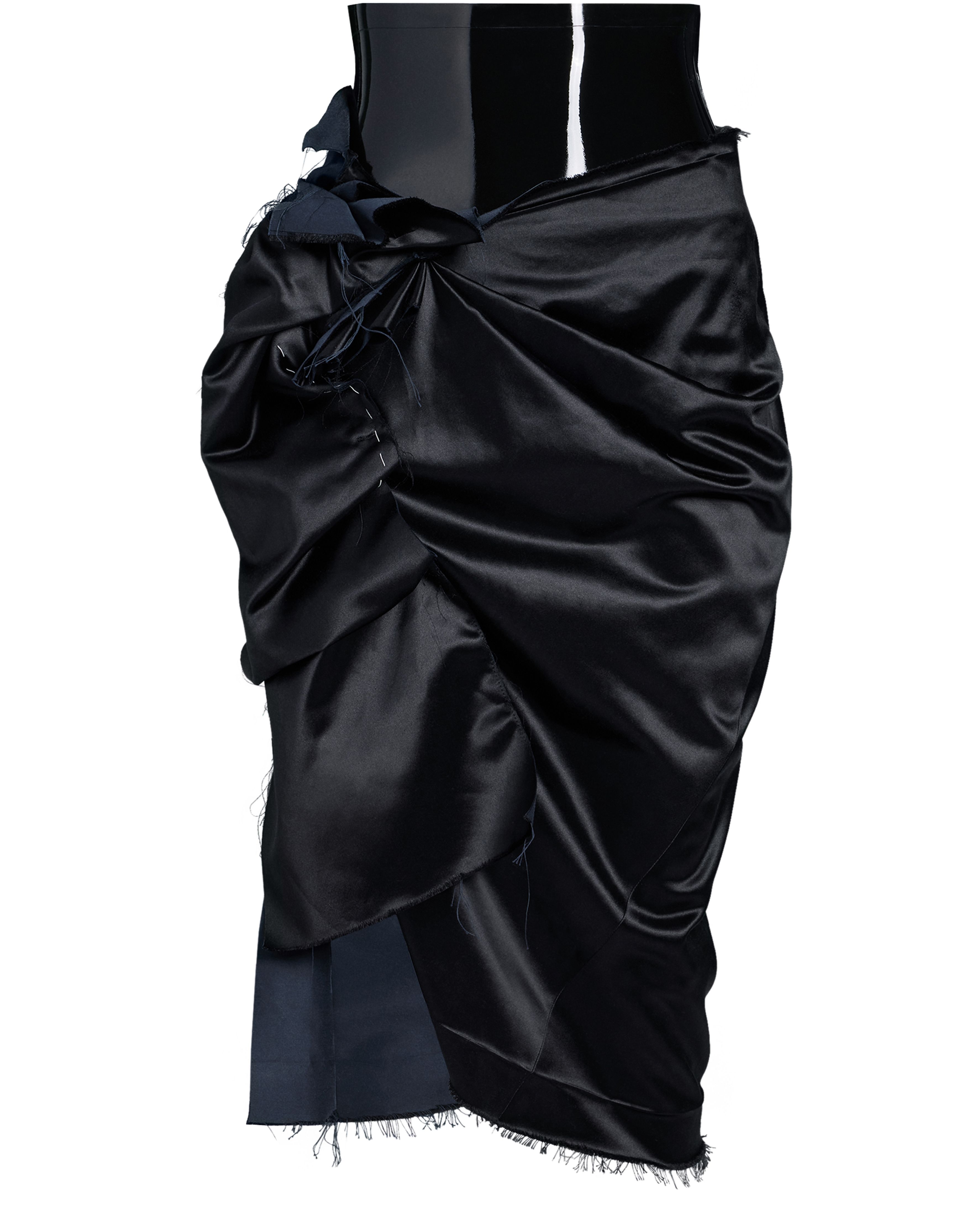 Maison Margiela Layered drape skirt