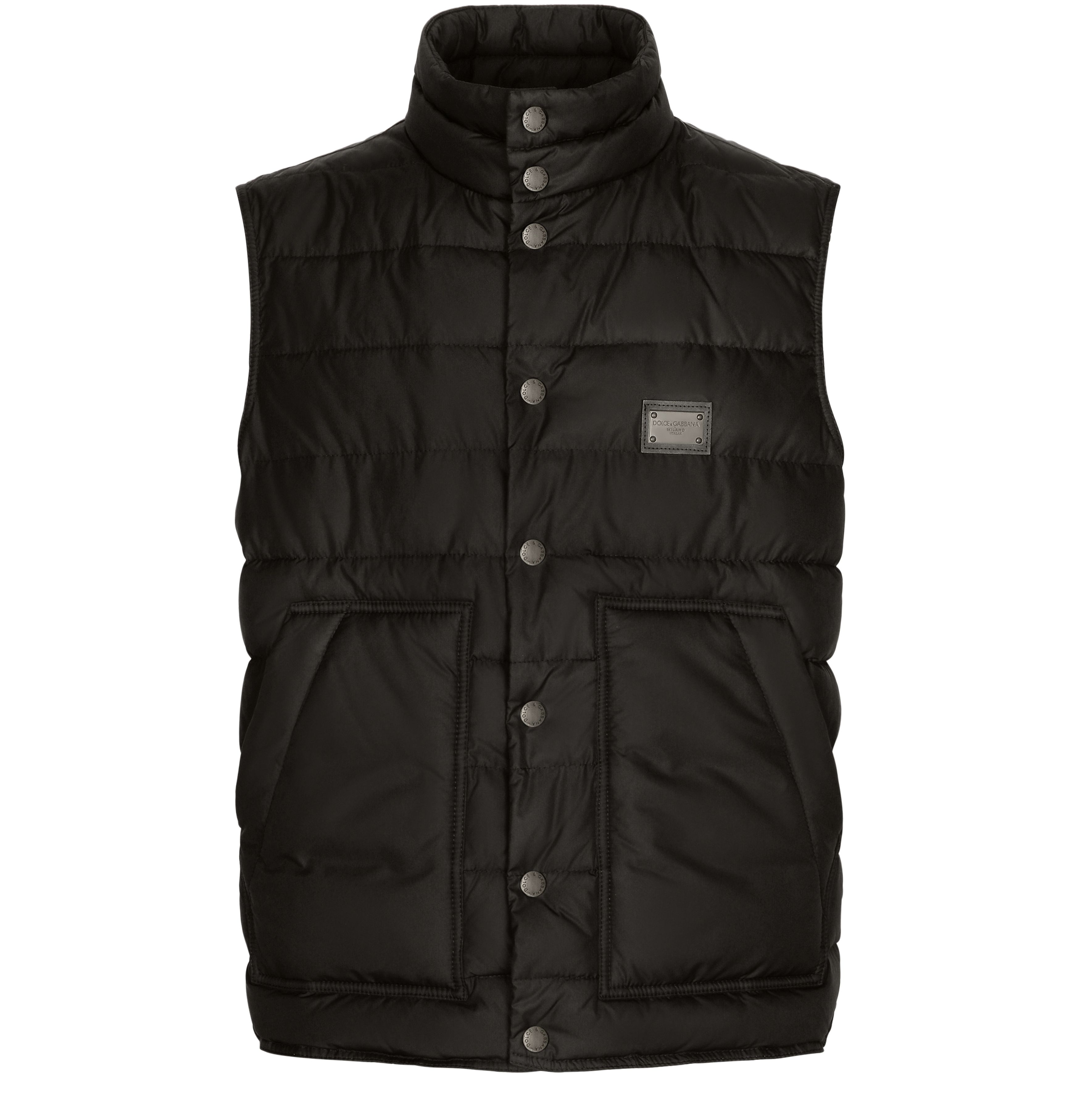 Dolce & Gabbana Nylon vest with branded tag