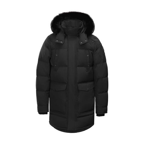 Moose Knuckles Onyx big ridge parka shearling