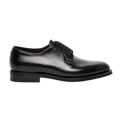 Santoni Polished leather Derby shoe