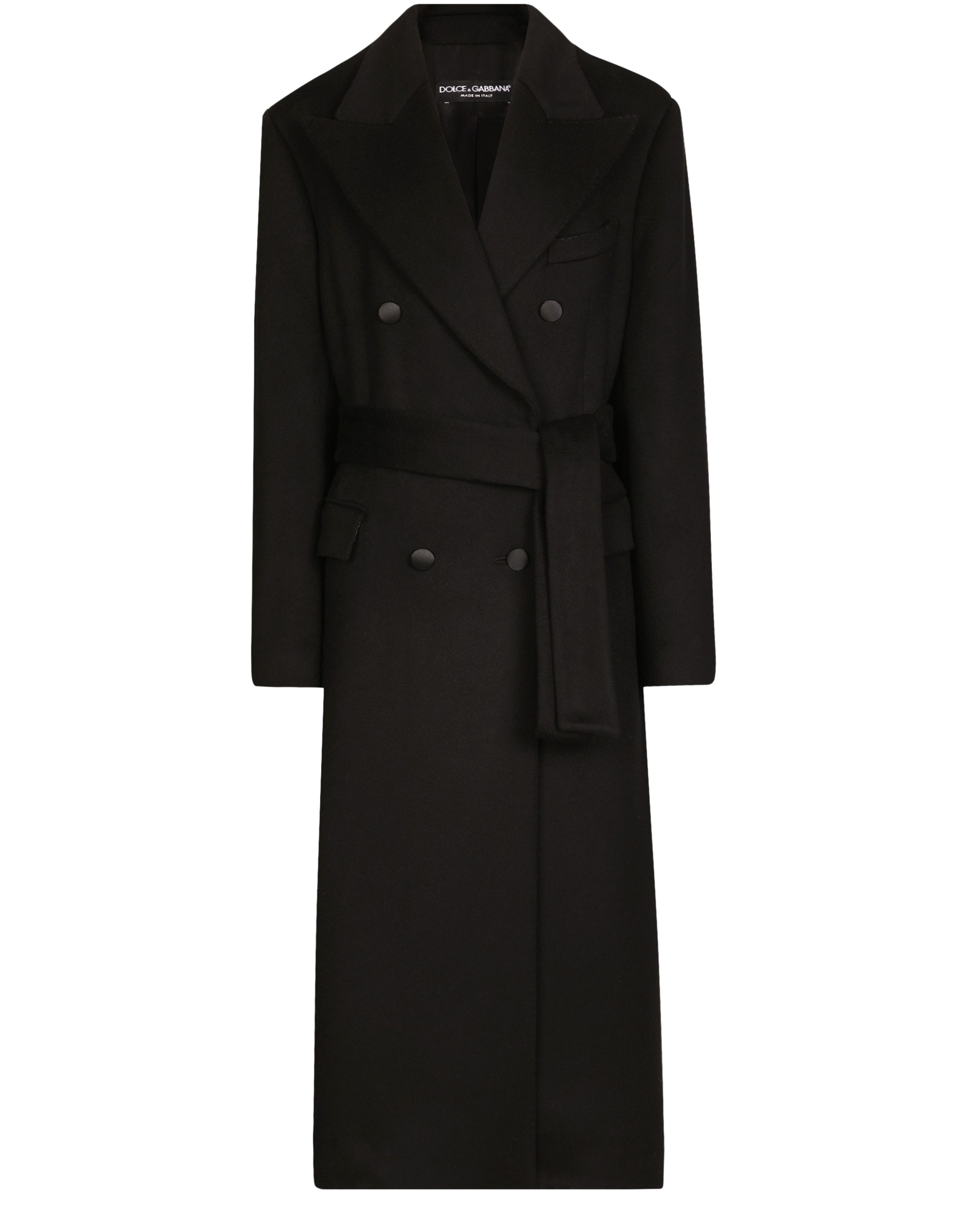 Dolce & Gabbana Double breasted cashmere baize coat