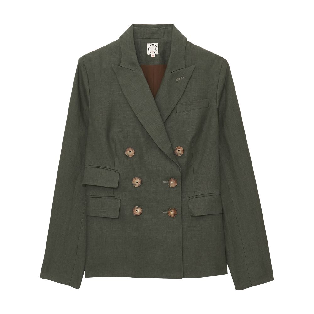  Maurice double-breasted tailored jacket, slightly fitted