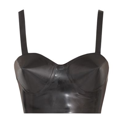 Maison Margiela Latex balconette bra