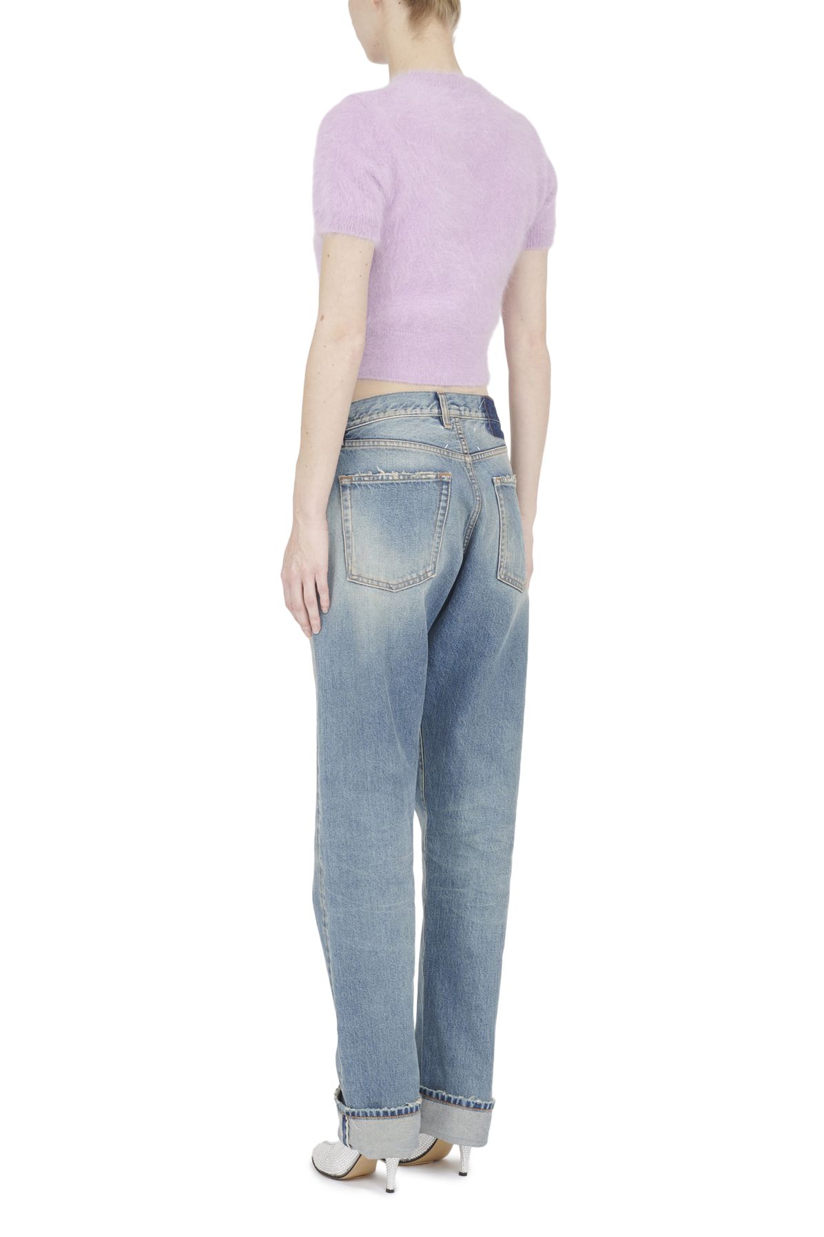 Maison Margiela Cropped knit top