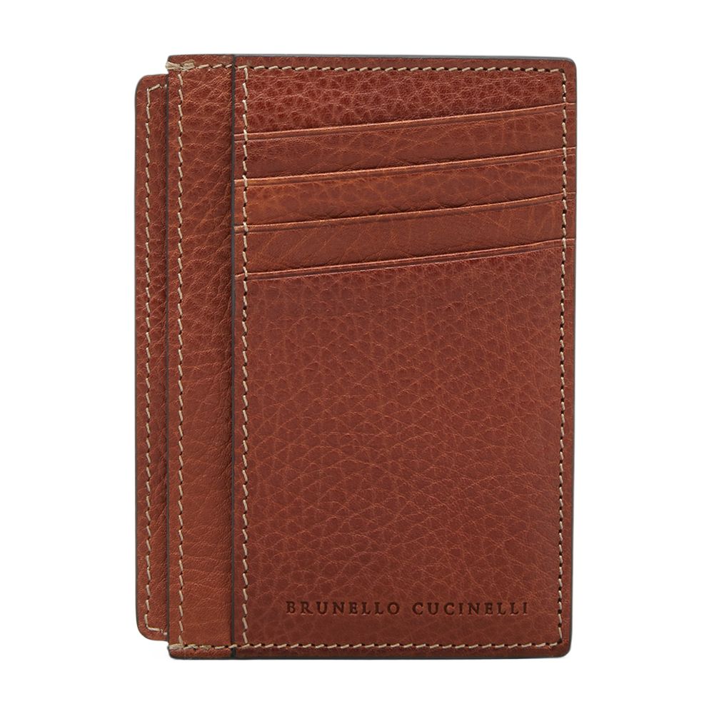 Brunello Cucinelli Calfskin cardholder