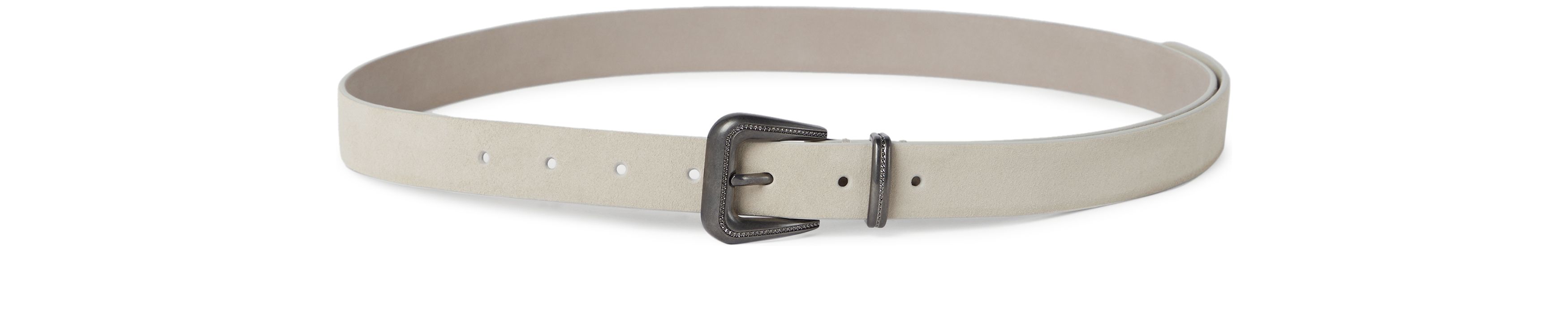 Brunello Cucinelli Suede calfskin belt