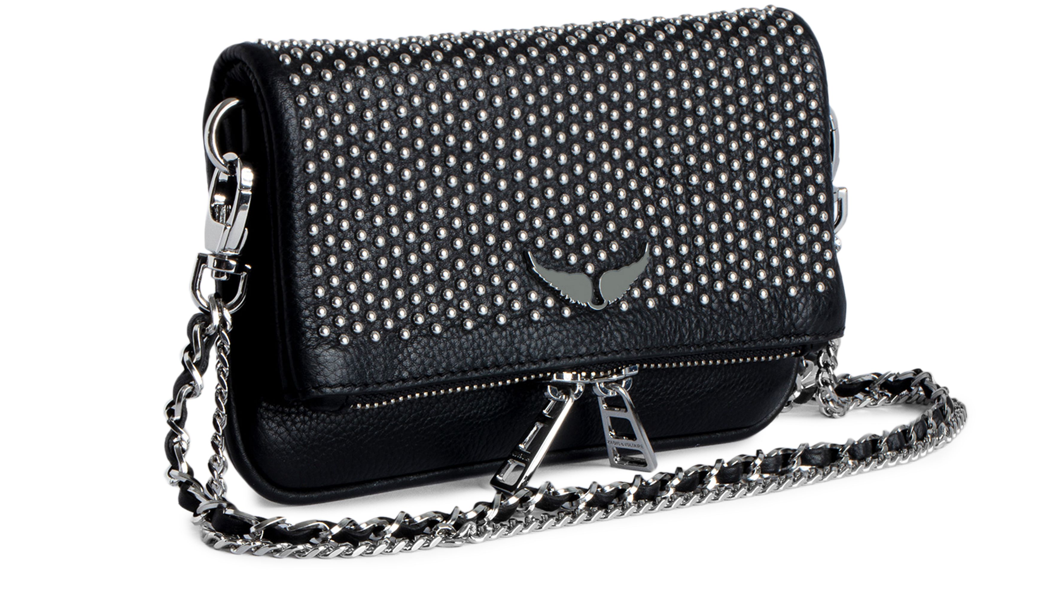 Zadig & Voltaire Rock Nano Dotted Swiss Clutch