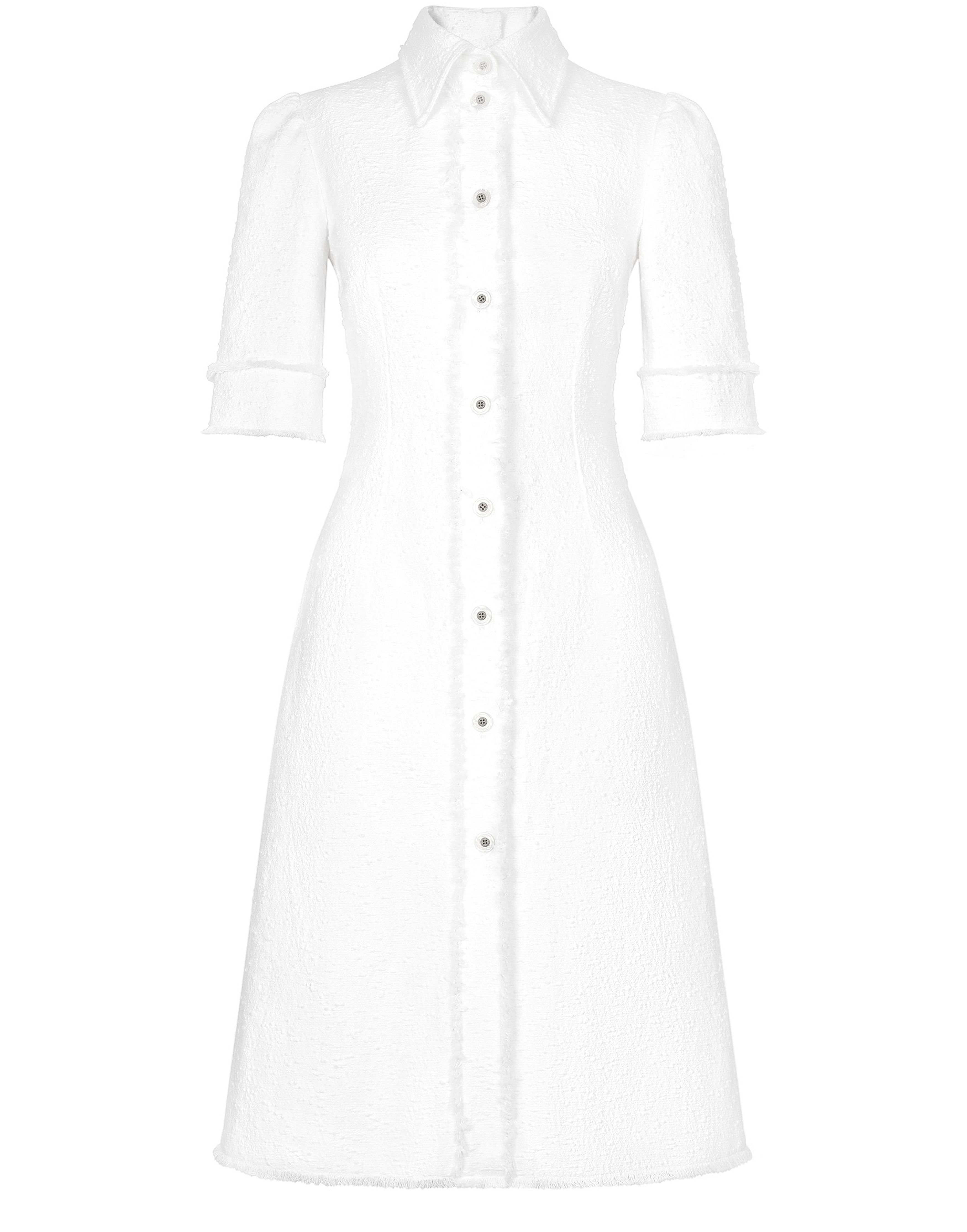 Dolce & Gabbana Raschel tweed calf-length dress