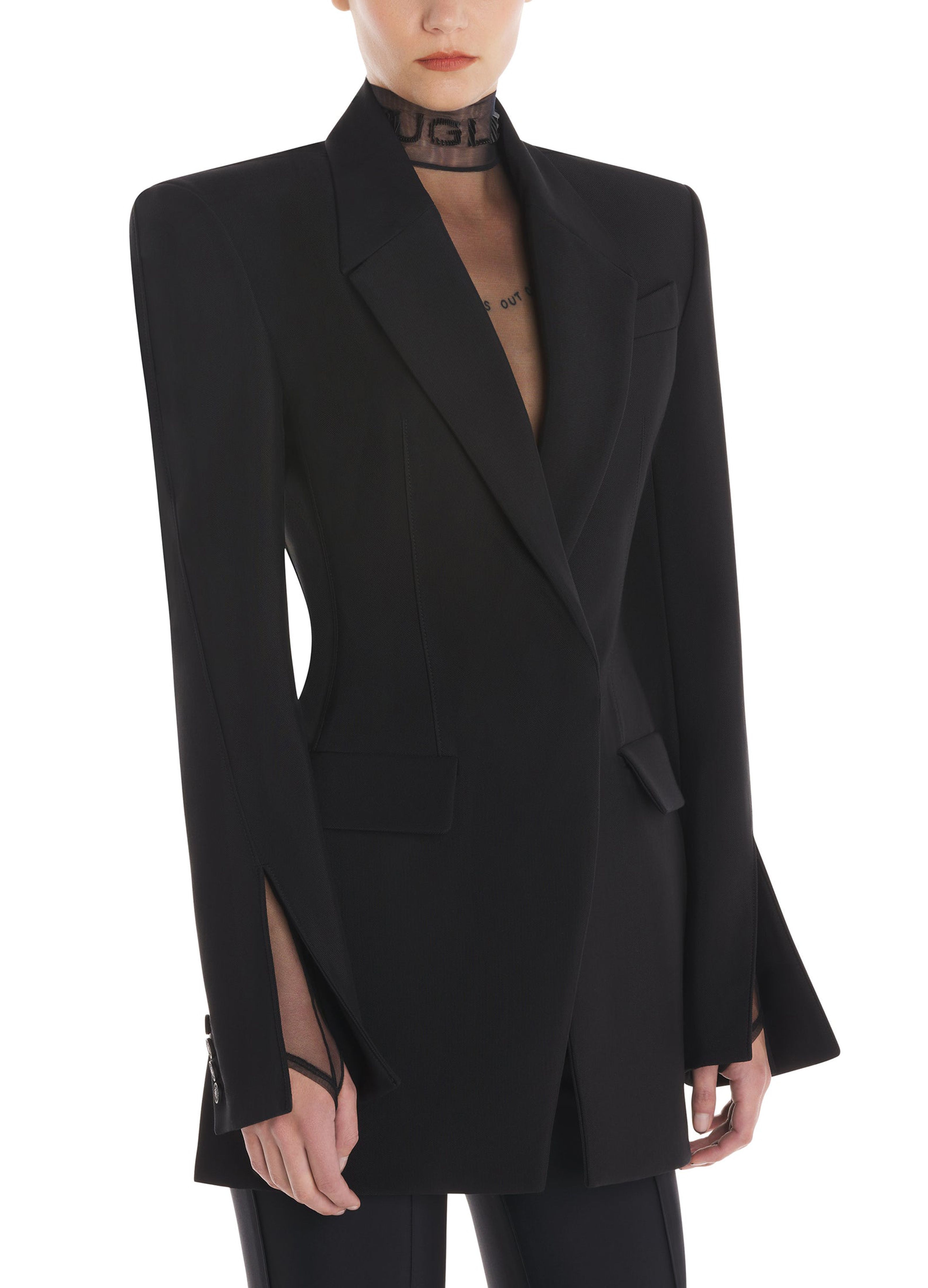 Mugler Single-breasted jacket