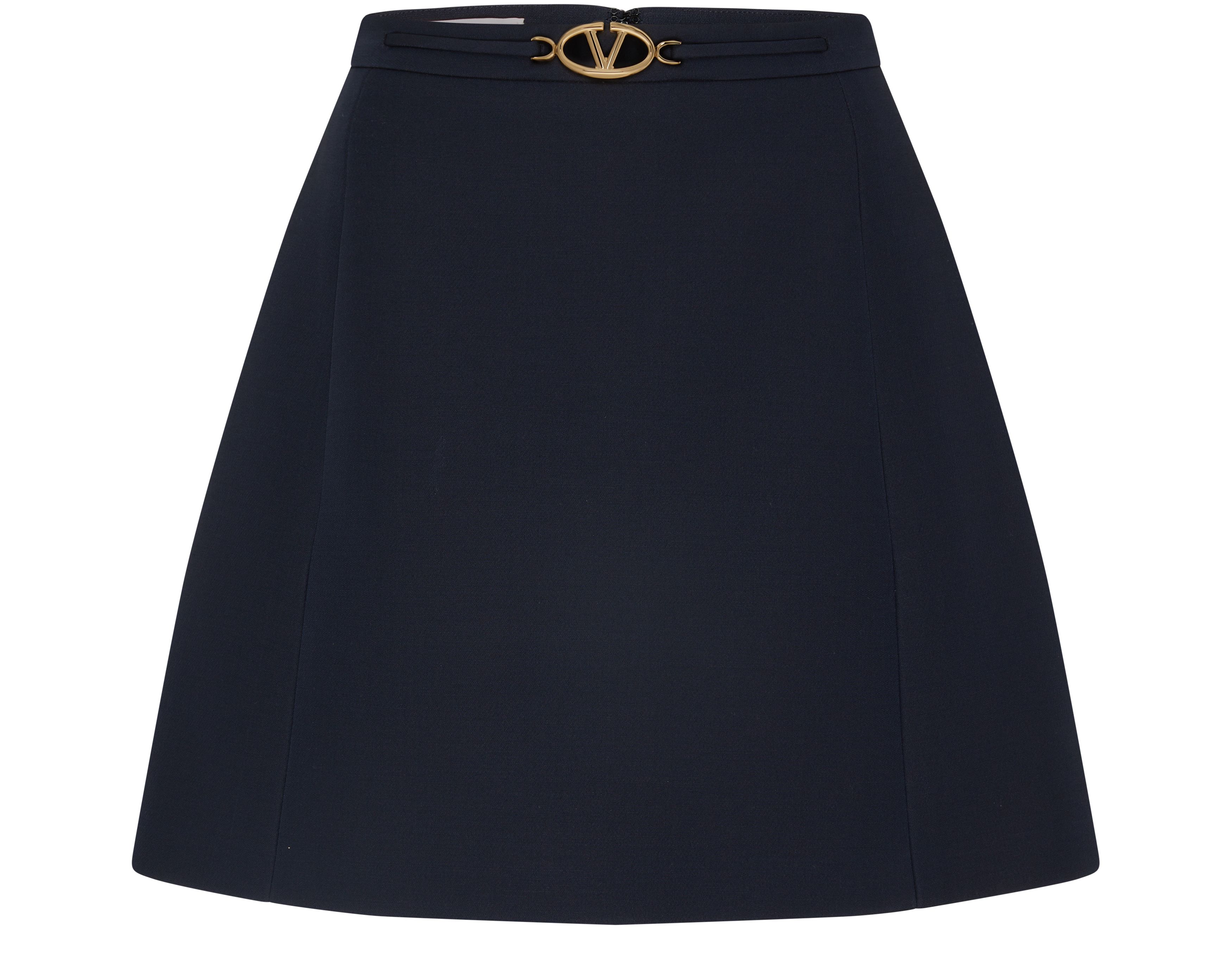 VALENTINO GARAVANI Crepe couture mini skirt