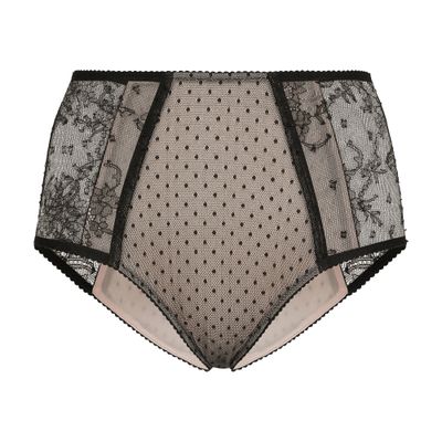 Dolce & Gabbana High-waisted lace briefs