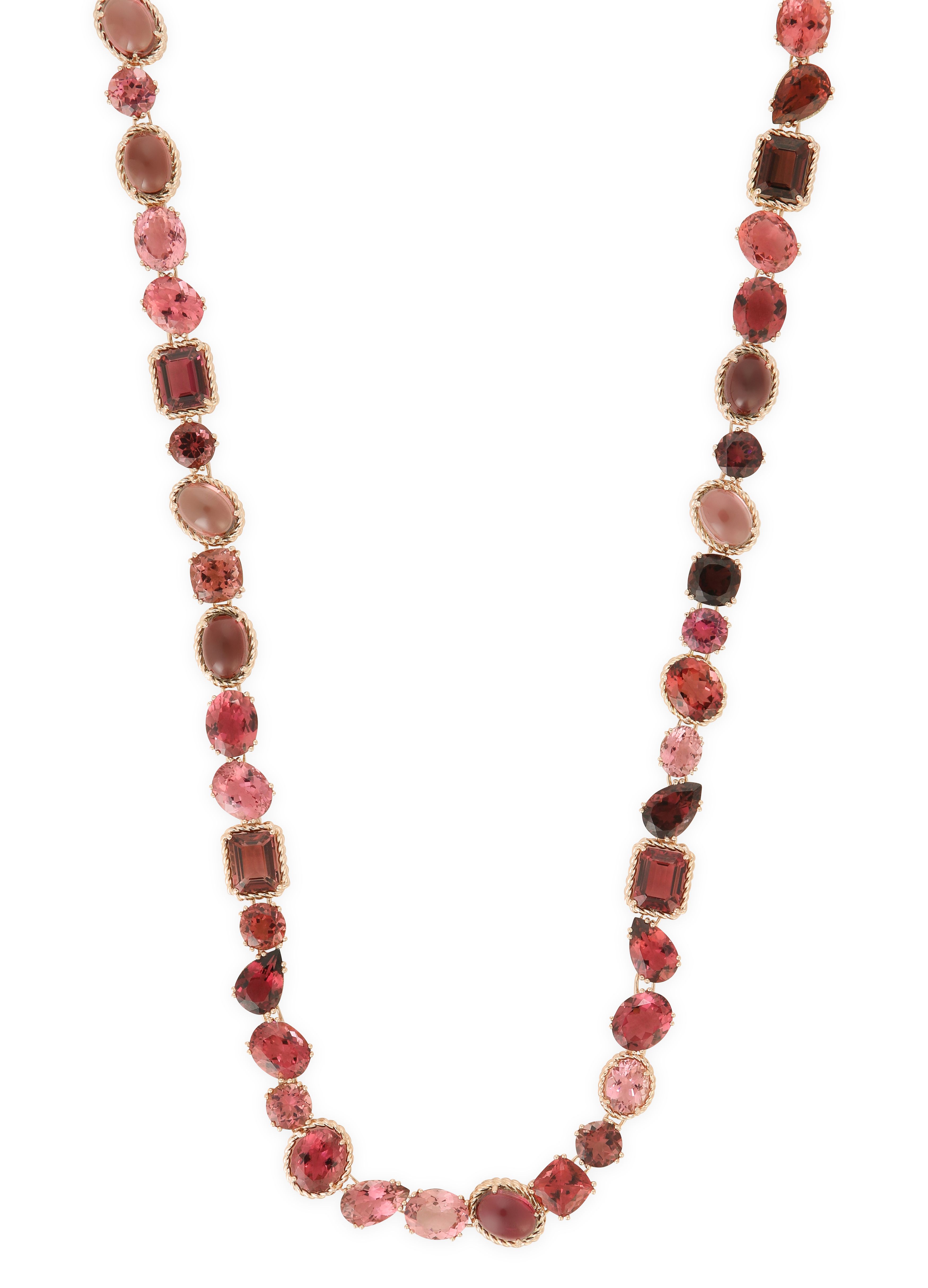 Dolce & Gabbana Anna necklace in red gold 18kt