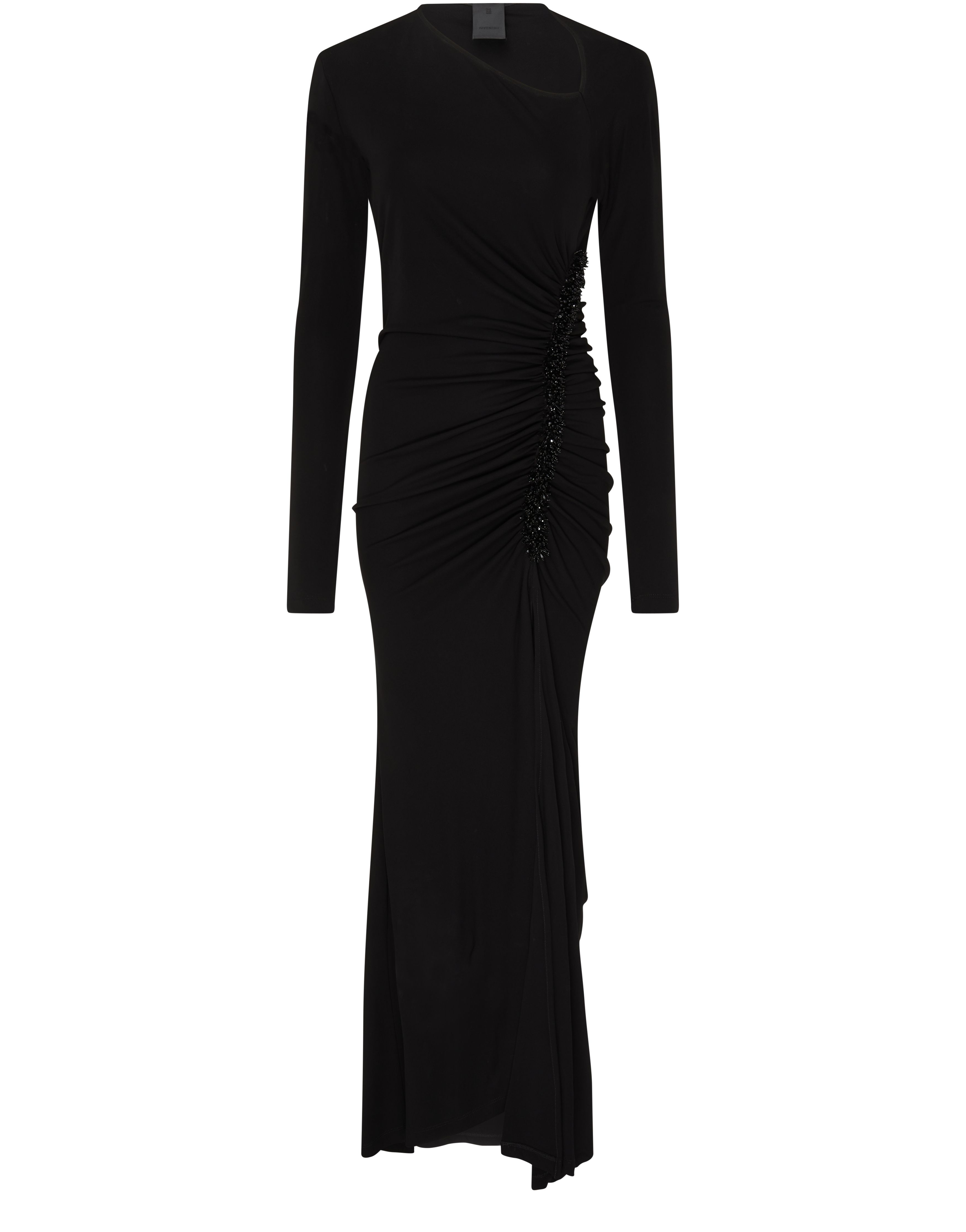 Givenchy Draped dress in embroidered jersey