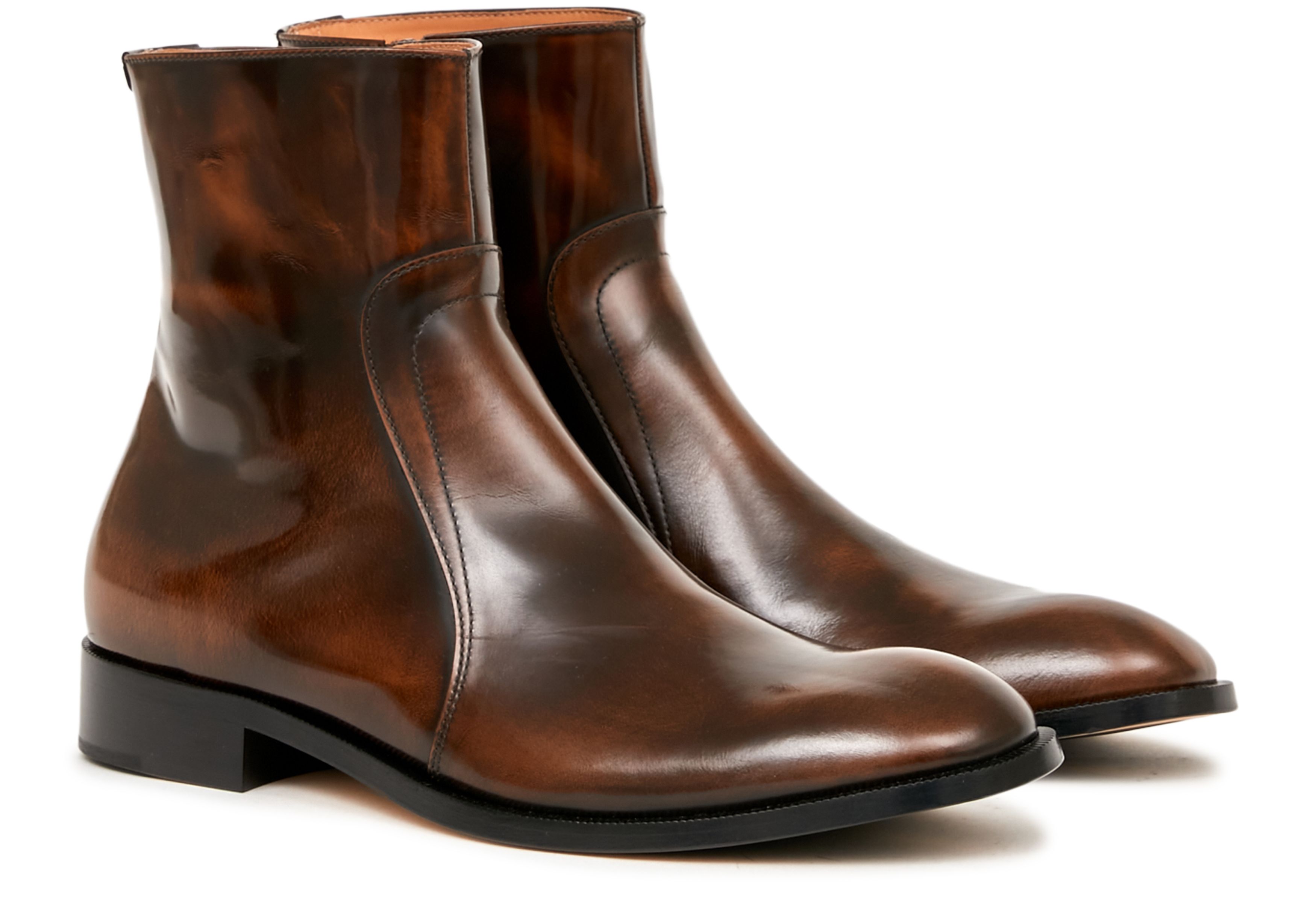 Maison Margiela Waxed Leather Boots