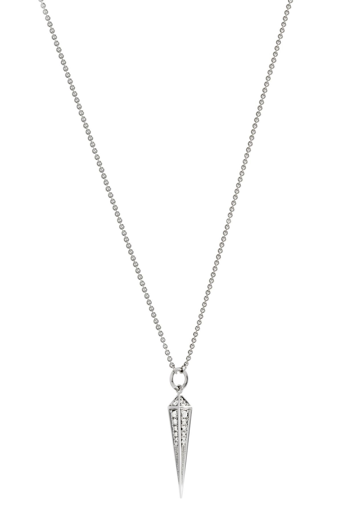  Lifeway pic diamond & silver necklace