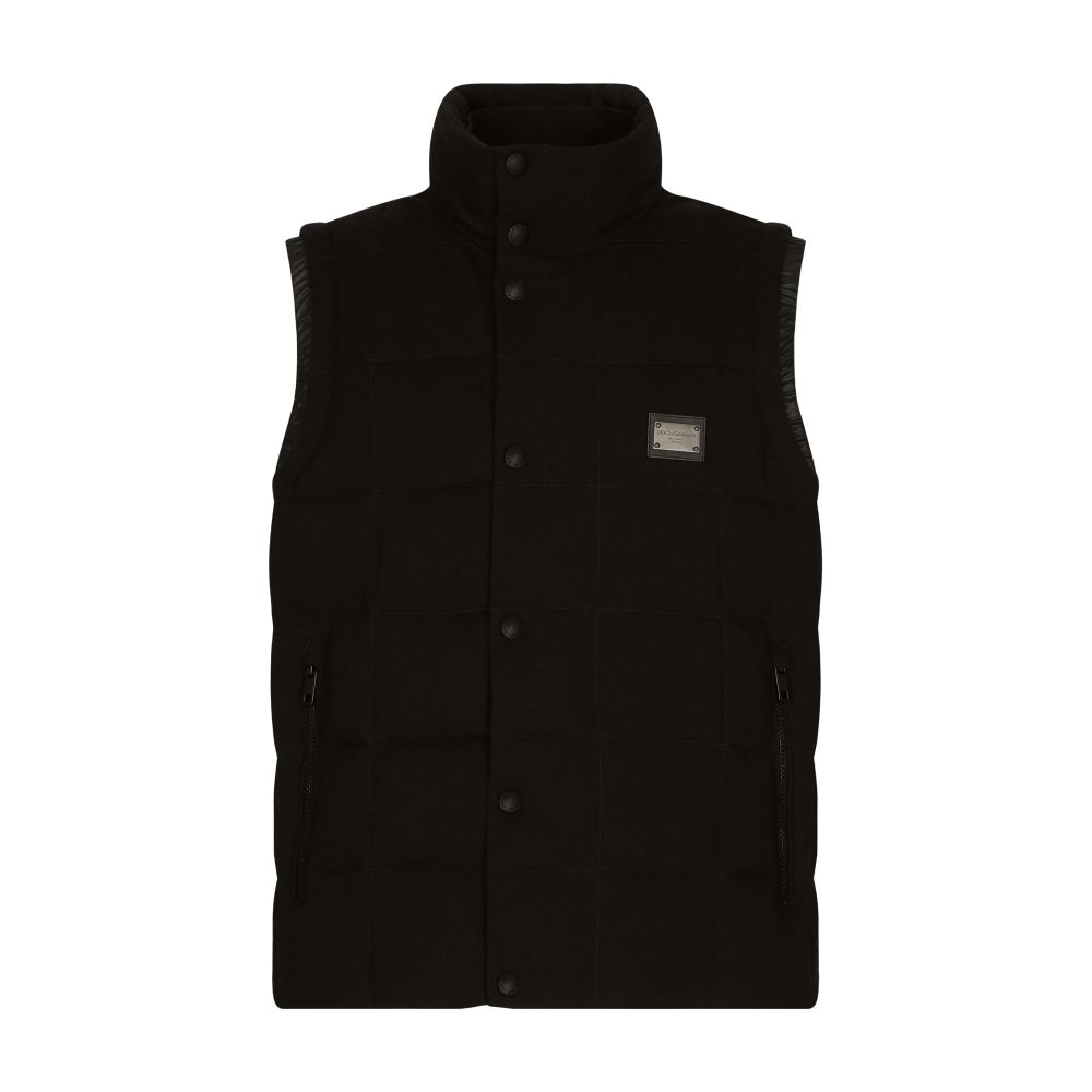 Dolce & Gabbana Jersey vest with branded tag