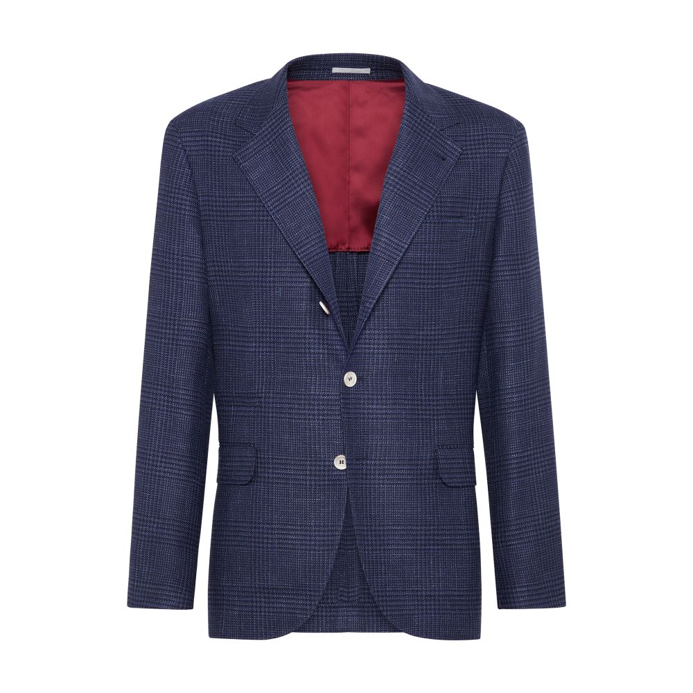 Brunello Cucinelli Prince of Wales deconstructed blazer