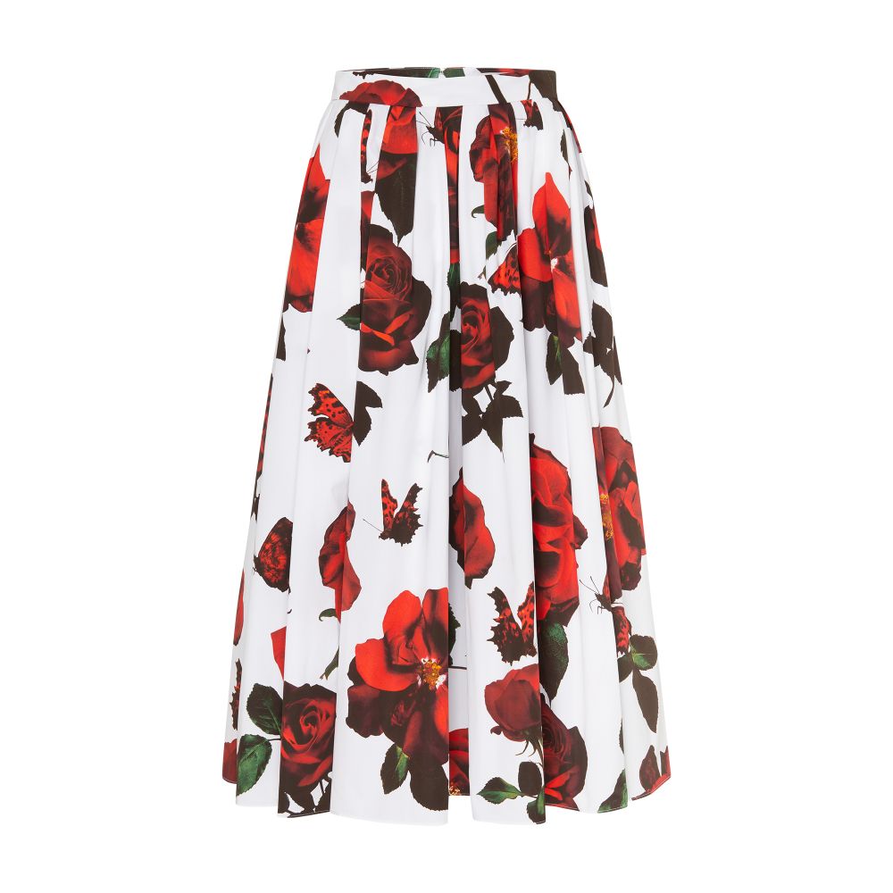 Alexander McQueen Pleated midi skirt