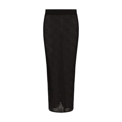 Dolce & Gabbana Mesh-stitch pencil skirt