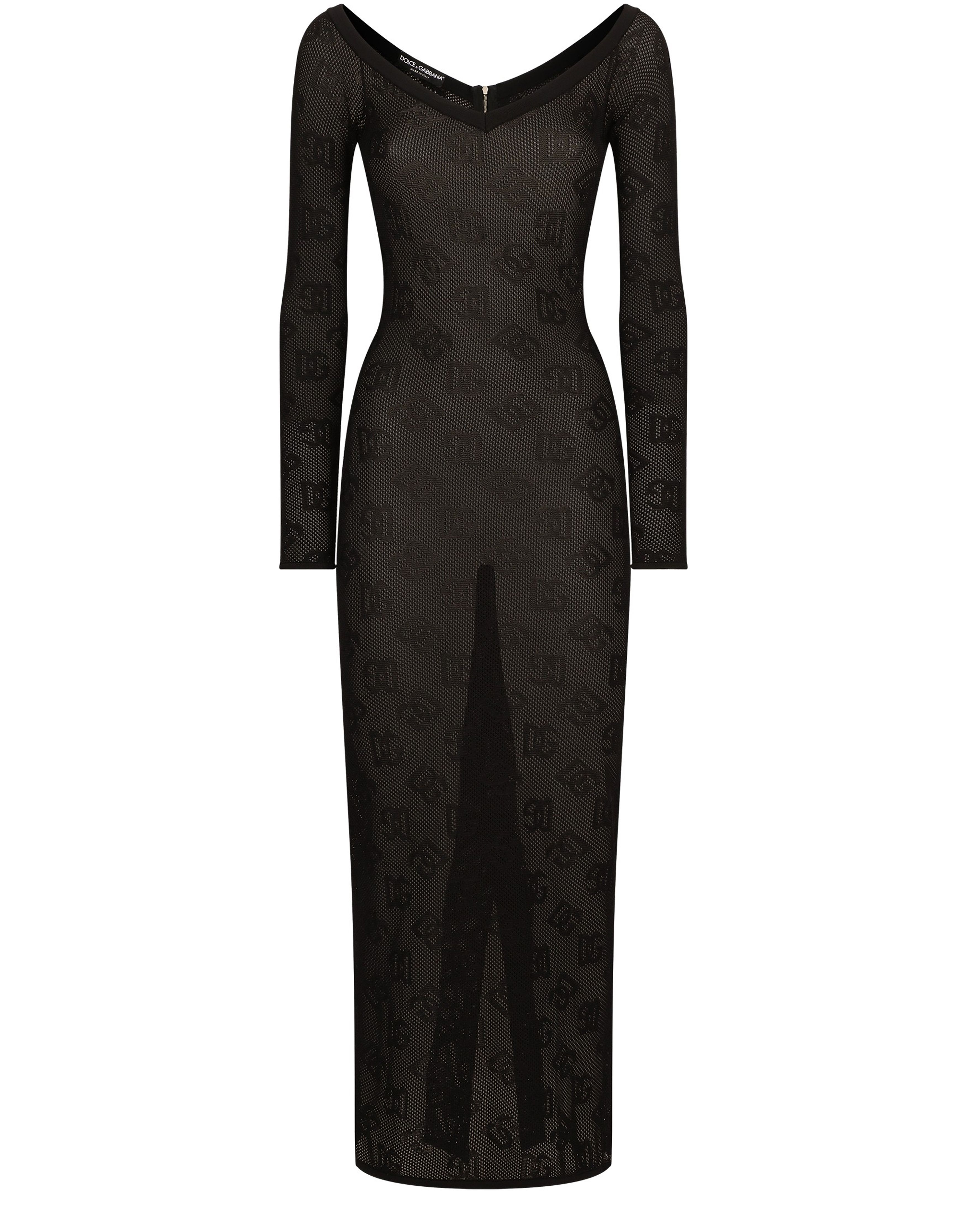 Dolce & Gabbana Mesh-stitch sheath dress