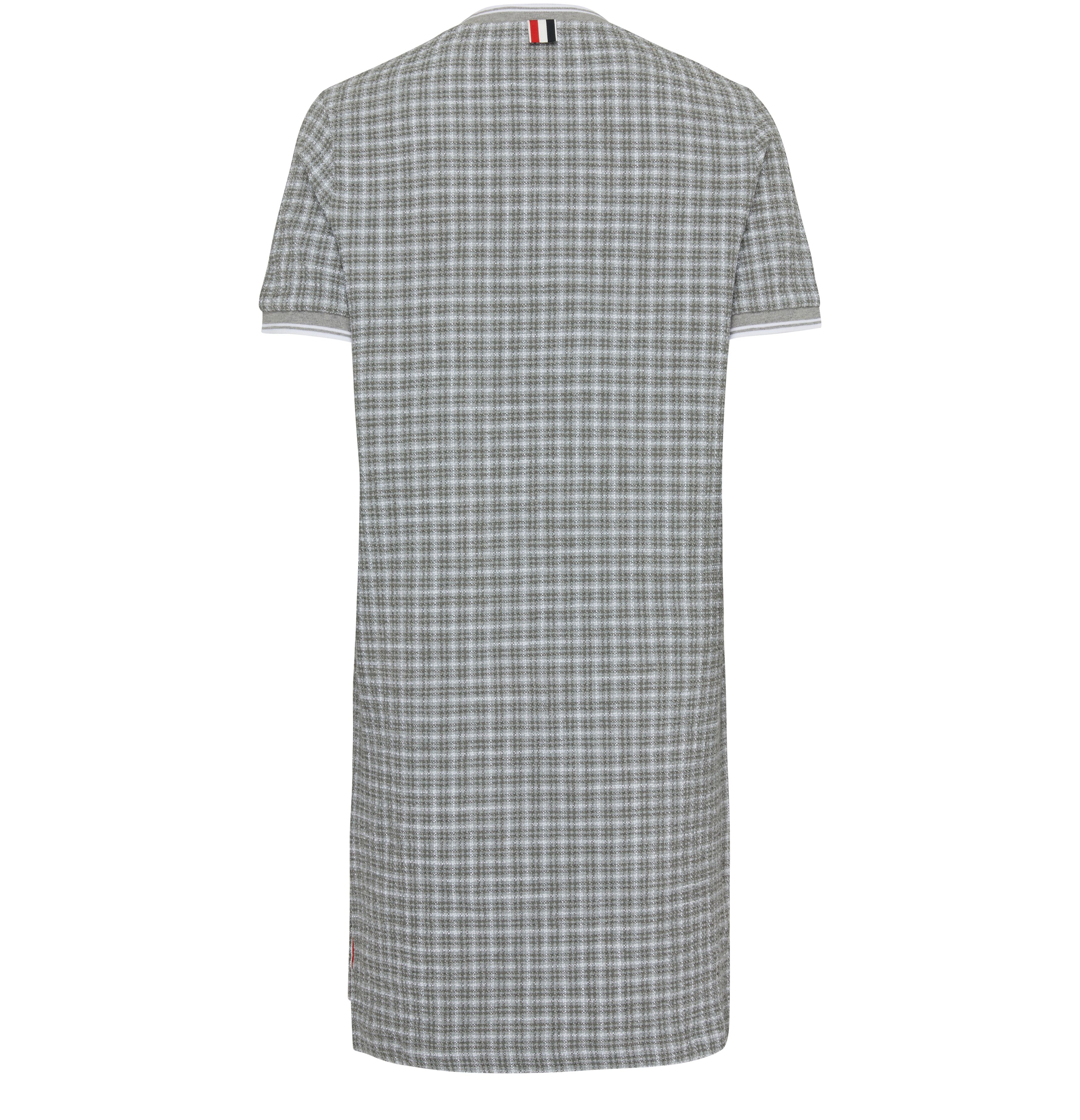 Thom Browne Short-sleeved round-neck mini-dress