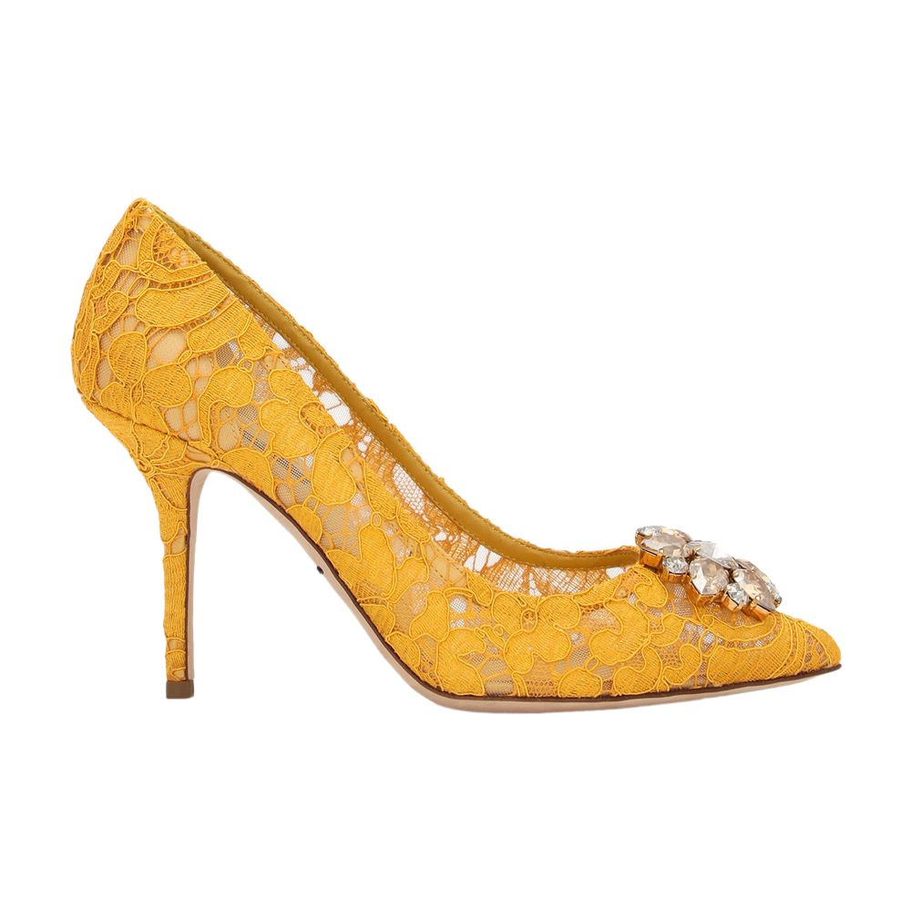 Dolce & Gabbana Taormina lace with crystals pumps