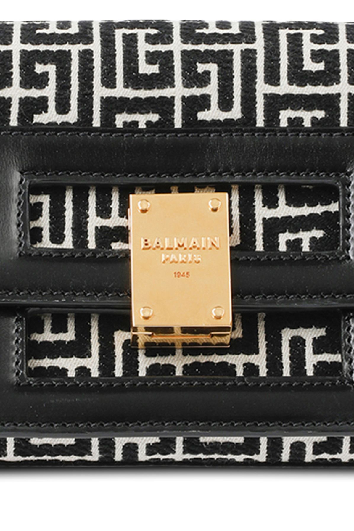 Balmain Bi-color jaquard 1945 Heritage bag