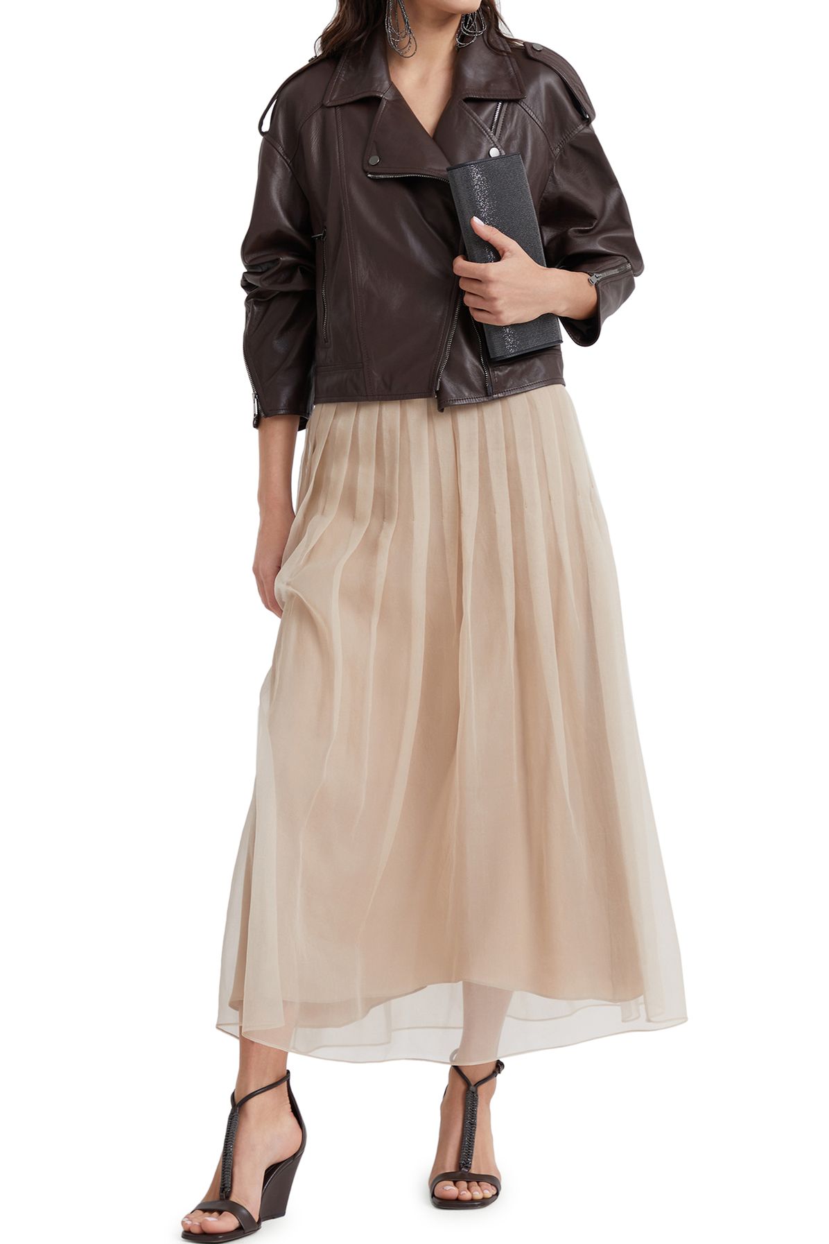 Brunello Cucinelli Silk skirt