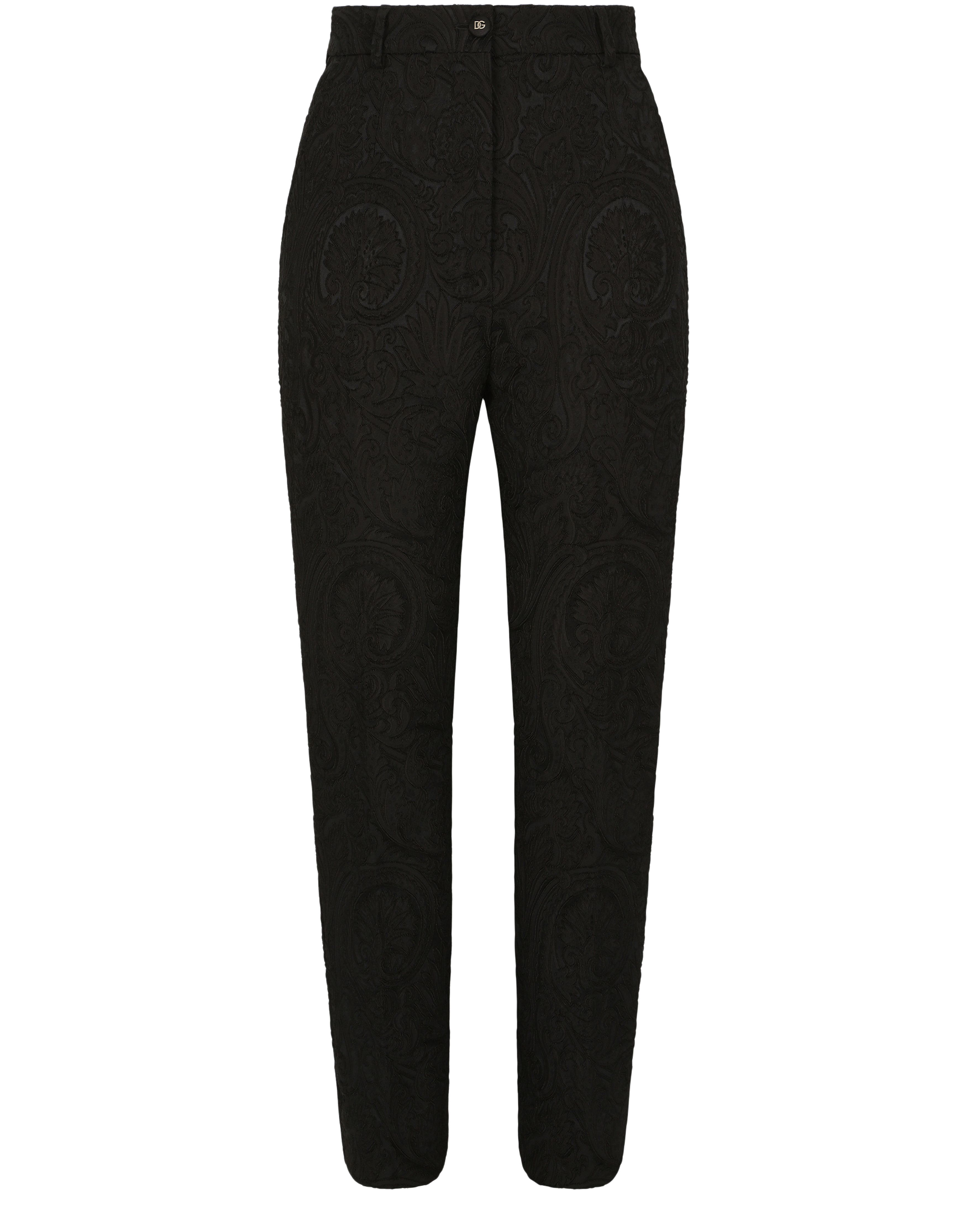 Dolce & Gabbana High-waisted jacquard pants