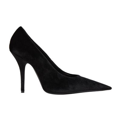 Balenciaga Kneel velvet pumps