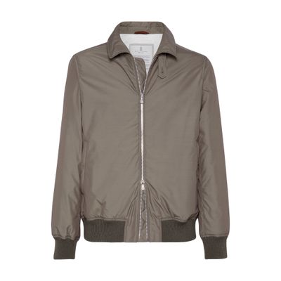 Brunello Cucinelli Bomber jacket with padding