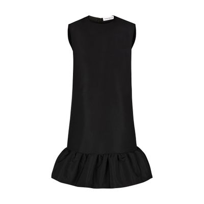 Nina Ricci Mini taffeta peplum dress