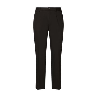 Dolce & Gabbana Stretch cotton pants with branded tag