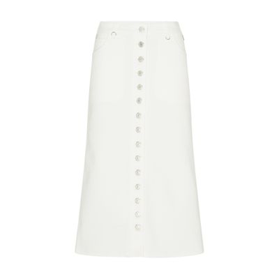 Courrèges Multiflex denim skirt