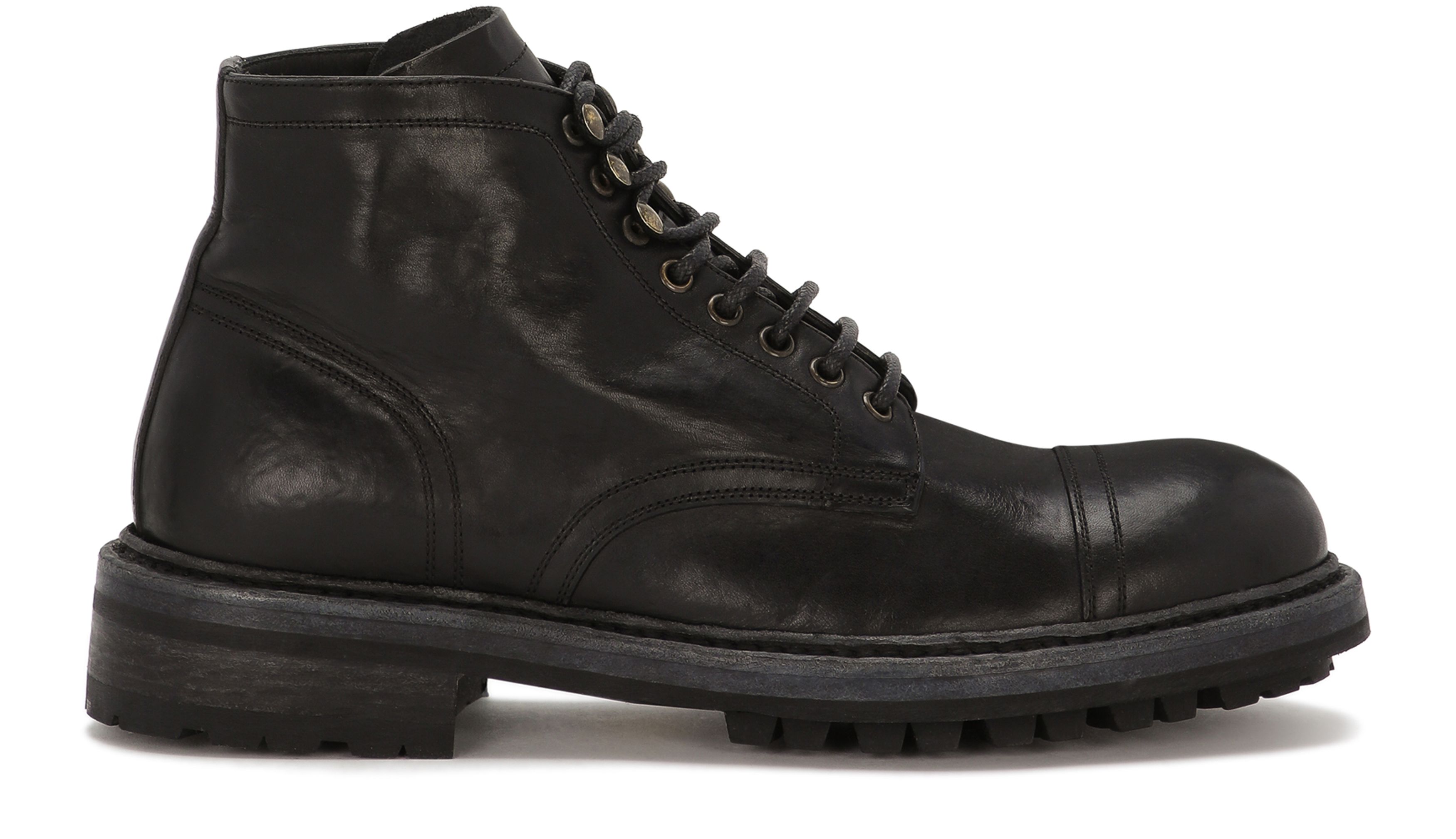 Dolce & Gabbana Leather Ankle Boot