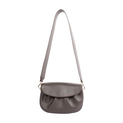 Elleme Dimple Flap leather crossbody bag