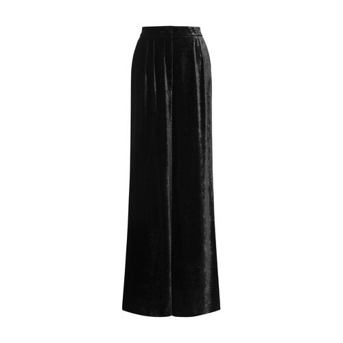 Alberta Ferretti Velvet palazzo trousers