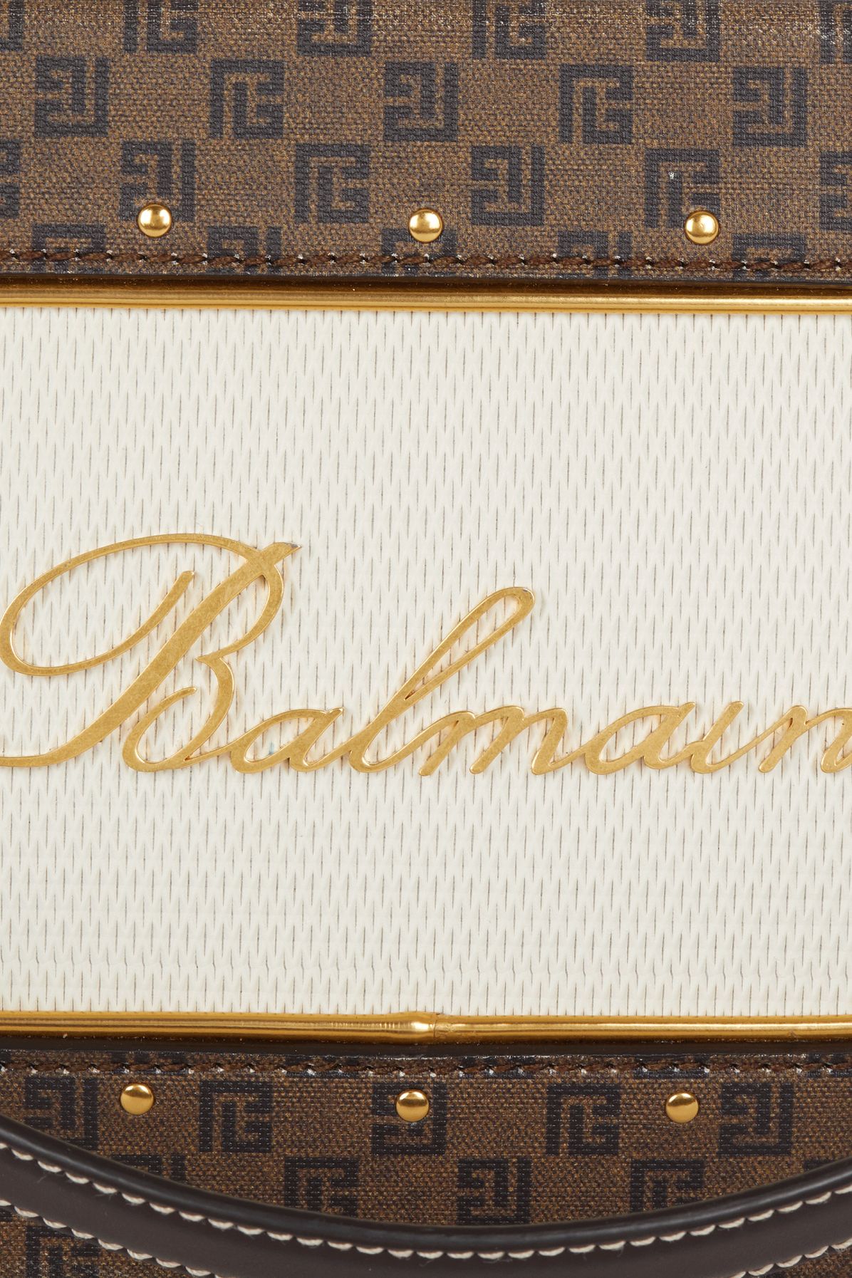 Balmain Signature Radio Monogram Bag