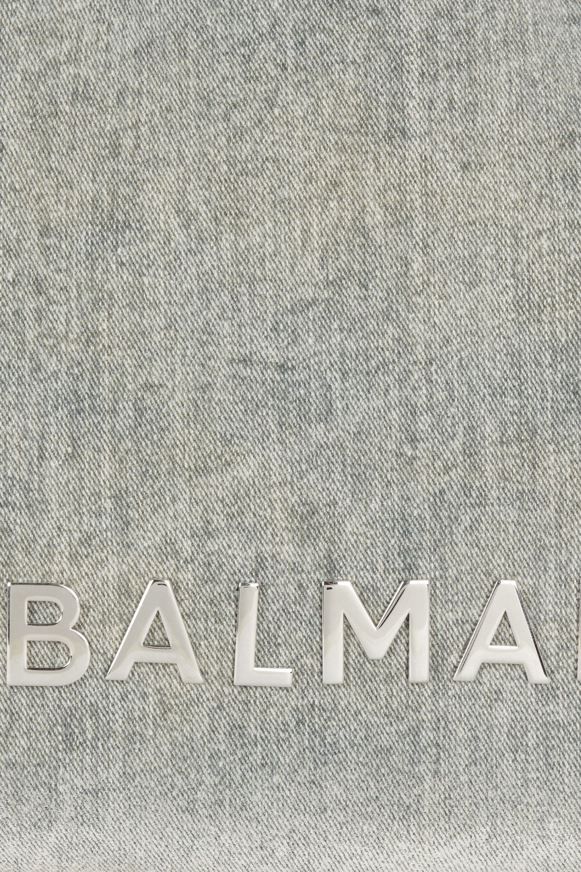 Balmain 1945 Soft Faded Denim Shopper