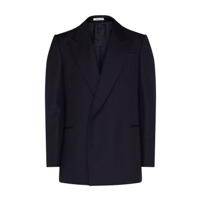 Alexander McQueen Reverse double breasted jacket