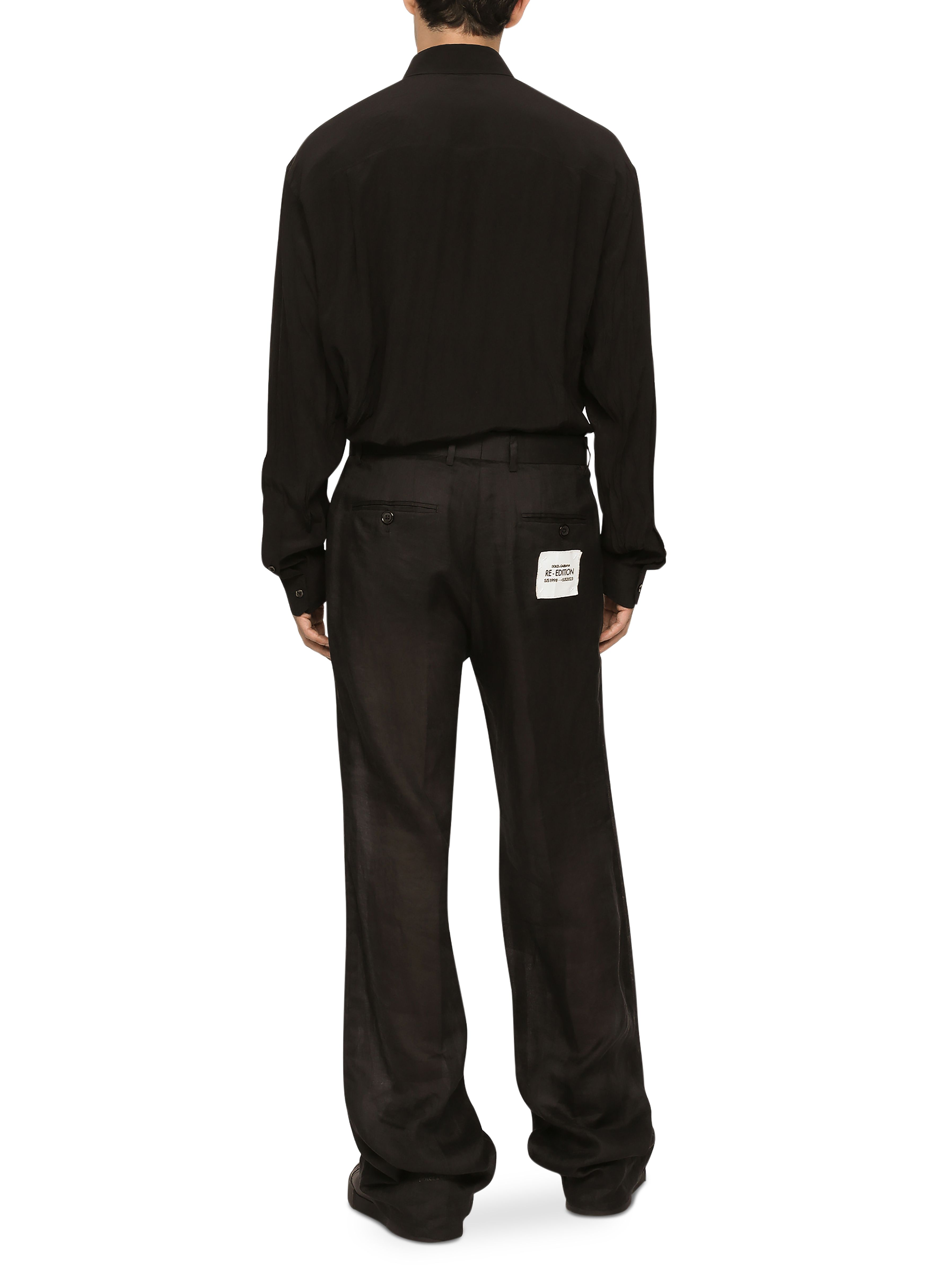 Dolce & Gabbana Tailored straight-leg linen pants